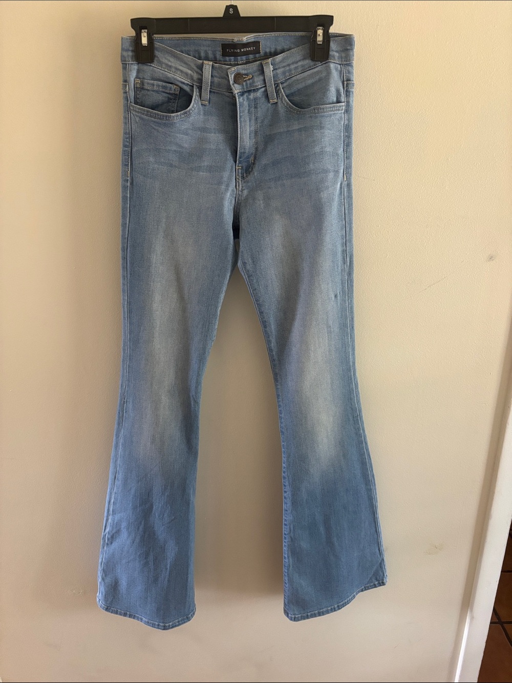 Flying Monkey Women’s 28 Light Blue Flare Jeans